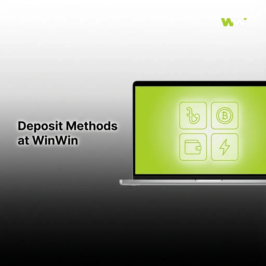 Illustration of a user choosing local payment methods to deposit Bangladeshi taka into a WinWin betting account
